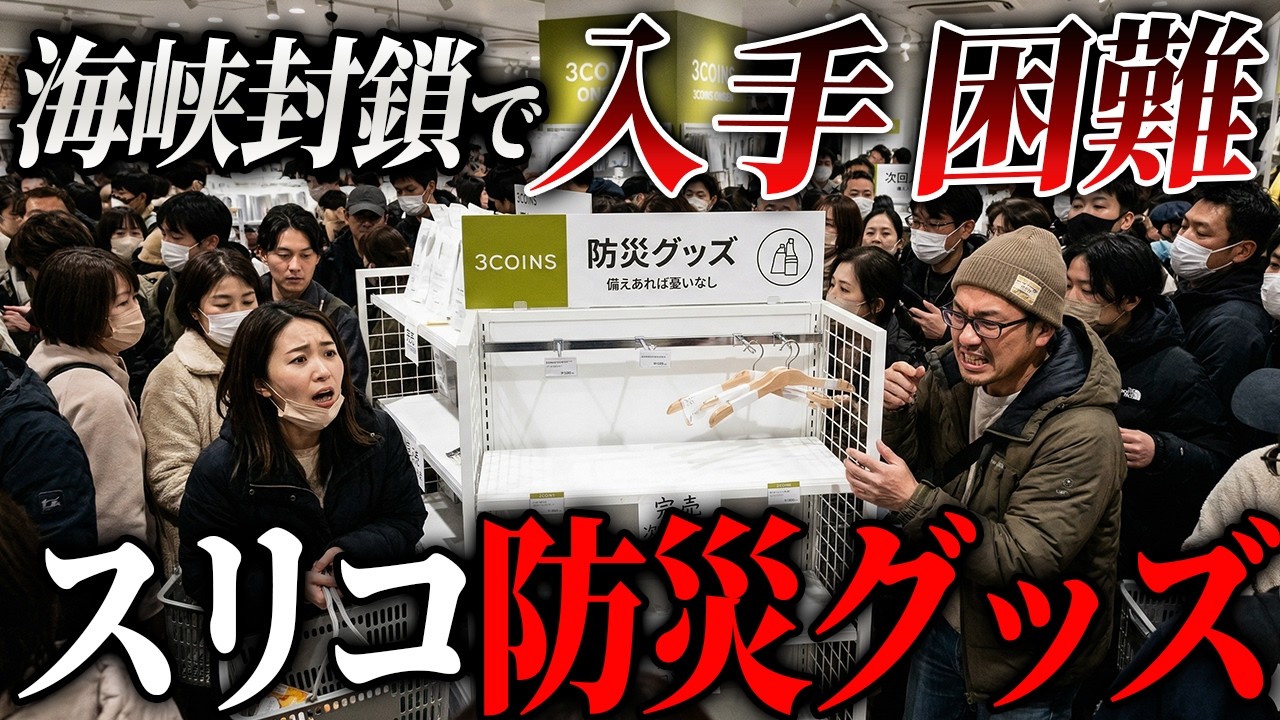 【中東情勢長期化】スリコで今すぐ買わないと必ず後悔する神防災グッズ10選 #備蓄 #防災 #ホルムズ海峡