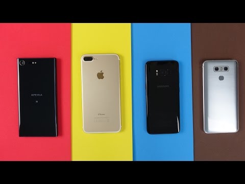 Samsung Galaxy S8 vs Sony Xperia XZ Premium vs iPhone 7 Plus vs LG G6, benchmark e speedtest definitivo Samsung Galaxy S8 vs Sony Xperia XZ Premium vs iPhone 7 Plus vs LG G6, benchmark e speedtest definitivo