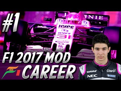 F1 2017 Mod Career Mode Part 1: Australia | Force India
