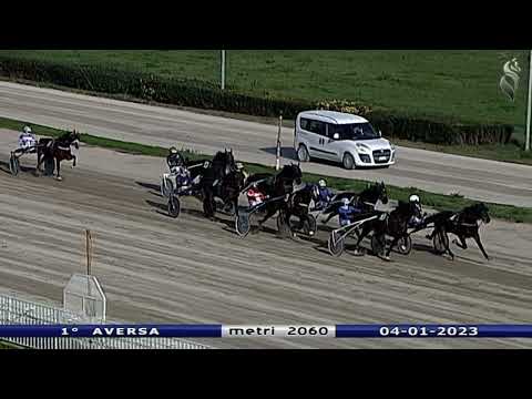 Aversa trotto 4 Gennaio 2023 - 1° Corsa