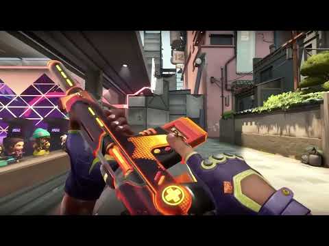 RADIANT ENTERTAINMENT SYSTEM PHANTOM GAMEPLAY WITH ALL VARIANTS | Valorant new Skins Gameplay