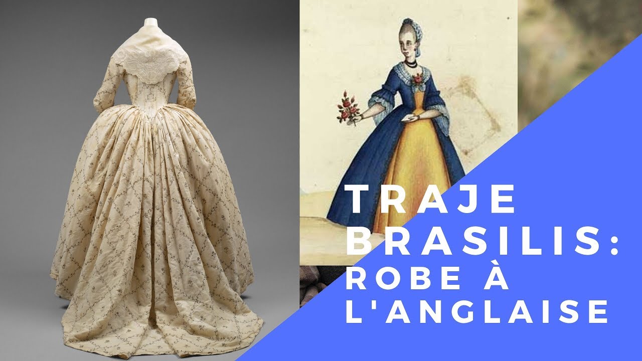 Moda século XVIII - Robe à l' anglaise
