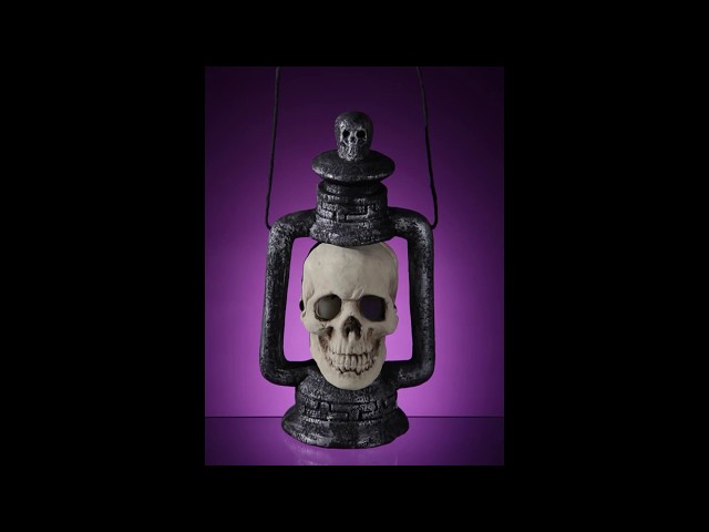 Vídeo relacionado con Genérico Lámpara de calavera de piedra volcánica, lámpara de mesa con calavera estética, decoración gótica de Halloween, figura de calaveras espeluznante, luz de noche, decoración de fiestas