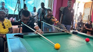 Ibrahim Sejjemba Vs Ronnie Kawenja.  STONE’S ARENA 64-MAN DOUBLE LIFE COMP.  LIFE 1.rd 1, RACE TO 6.