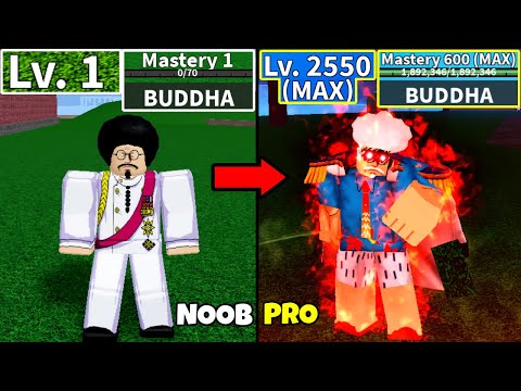 Beating Blox Fruits as Sengoku! Awakened Buddha Lvl 0 to Max Lvl Full Human v4 Awakening Noob to Pro