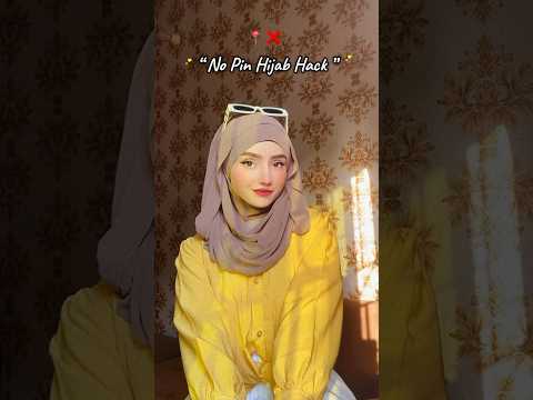 Viral No Pin Hijab Styling Hack 🧕🫶🏻Full Tutorial By Areeba_Tahir_  #hijabtutorial #viral #fyp #fy