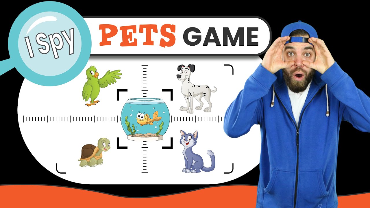 Pet Games for Kids | I Spy and Guess the Pet | Fun ESL Games!