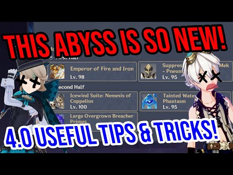 4.0 Abyss 12 is FRESH and NEW! Tips, Tricks & Speedrun! Genshin Impact