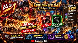 Bölüm 1 I 20x ROYAL KUPON!  I  Kutuların Efendisi I  KIZAgan_Han
