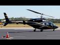 Rare Bell 222 Helicopter Up Close Powerful Engine Startup Takeoff