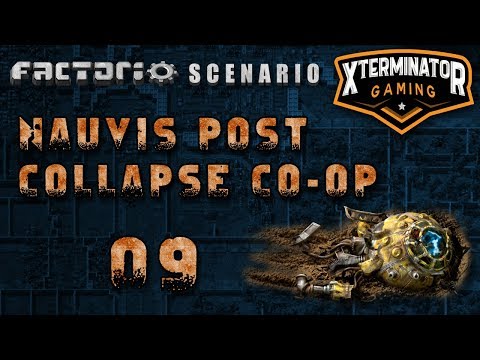 Factorio Nauvis Post Collapse Scenario EP9 - The Search For Oil! : Multiplayer Gameplay