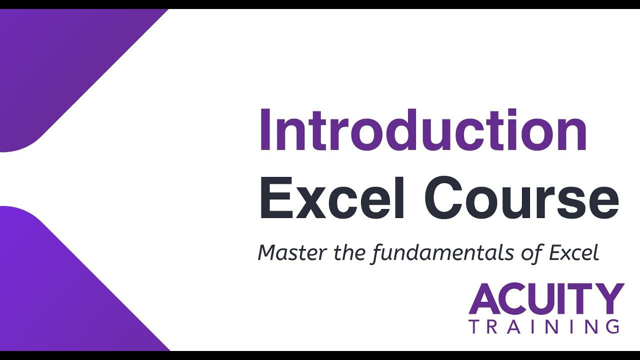 Take a look at our Introduction Excel course, which we teach all over the City of London