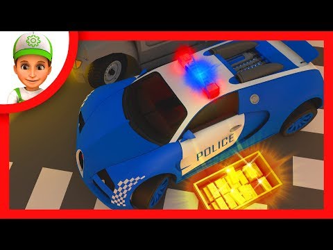 Police Chases. Police cars chase bandit episode - 2. Monster machines