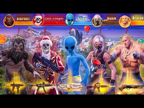 Fortnite All Boss Fights, Mythic Weapons & Boss Transformations! (Chapter 7 Season 1)