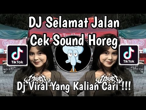 DJ JALAN YANG PANJANG NANAR KAU TATAP CEK SOUND HOREG TRAP PARTY | DJ SELAMAT JALAN VIRAL TIKTOK