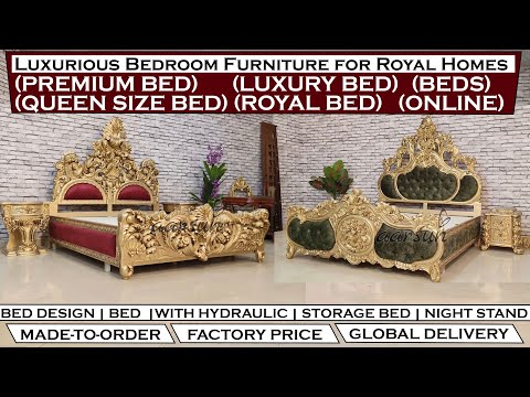 YT1027 Two Royal Teakwood King Size Beds You Won’t Believe Are Factory-Priced Video