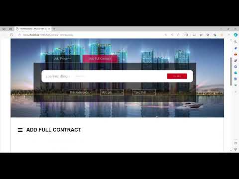 Site de demonstração do MVC Add_FullContract