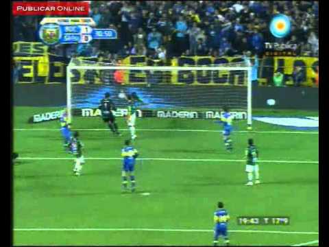 El gol de Boca 1 San Martin de San Juan 0