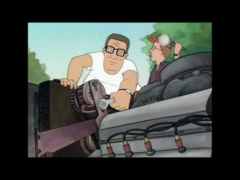 Dale Helps Fix Hank's Truck - King of the Hill