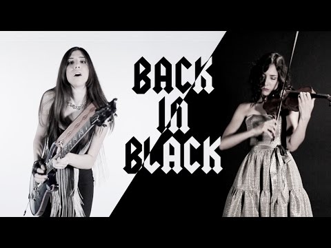 AC/DC - Back in Black  (Guitar / Violin cover by Alba & Elina Rubio)