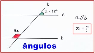 RETAS PARALELAS CORTADAS POR TRANSVERSAL