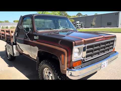 1978 Chevrolet K20 Custom Deluxe Flatbed