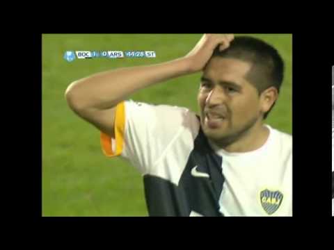 Boca 1 - Arsenal 0 Remate de Riquelme / Fecha 18 Torneo Final 2013