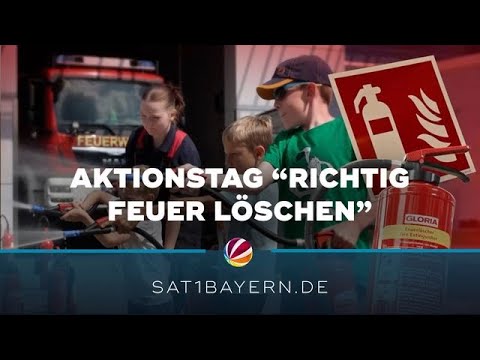 Aktionstag “Richtig Feuer löschen”: Kinder lernen den Umgang mit Feuer