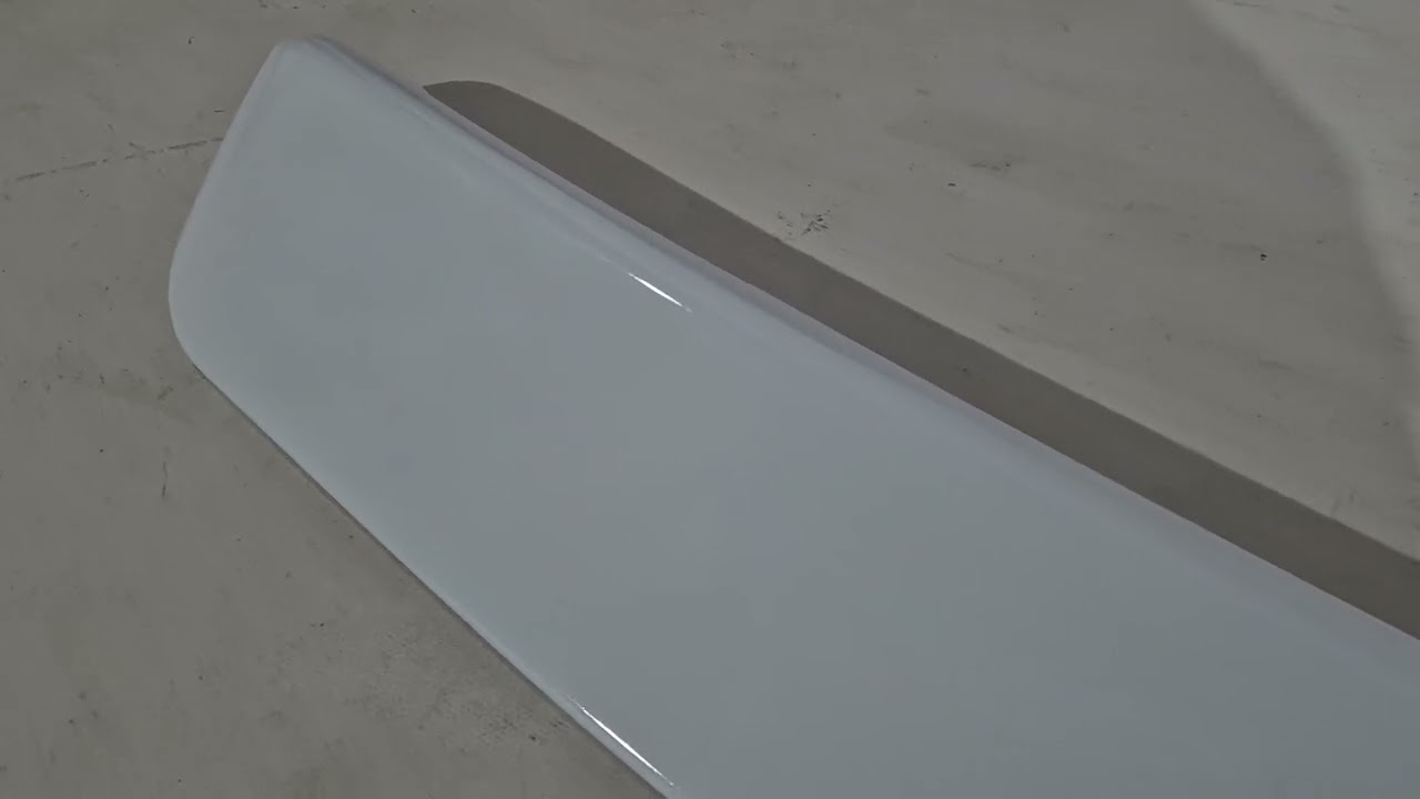 Ford Transit 2014- гг. Спойлер ABS (Белый Глянец) Video 1