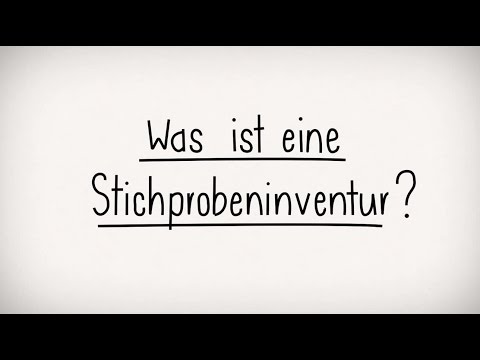 Inventur vereinfachen - Was ist eine Stichprobeninventur?