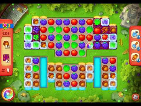 GardenScapes Level 3232 no boosters (13 moves)