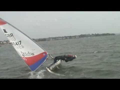 Topper sailing upwind in a breeze (1)
