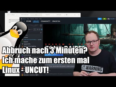 Crackys Bastelnacht - Das erste mal Linux-Gaming!