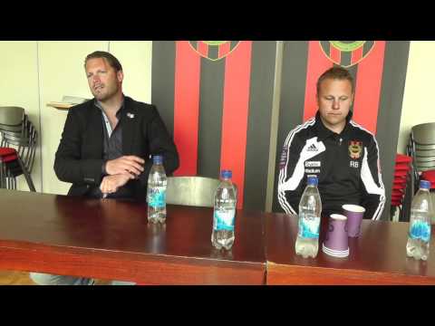 Presskonferens efter BP-Ängelholms FF