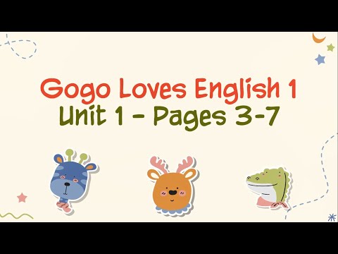 PRE STARTERS 2 | UNIT 1 | PAGES 3-7