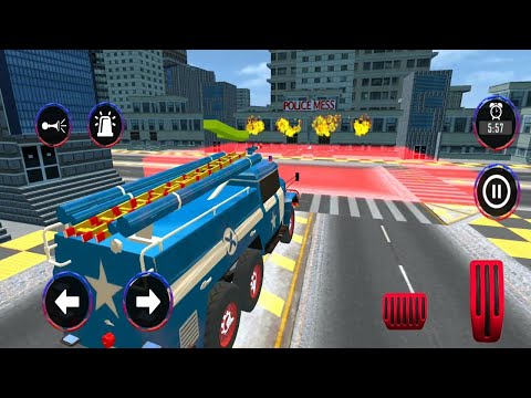 Police Ambulance and Fire Truck Van Driving - Android GamePlay #5