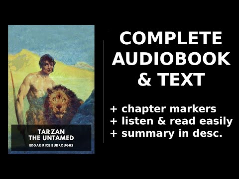 Tarzan the Untamed 💖 By Edgar Rice Burroughs FULL Audiobook