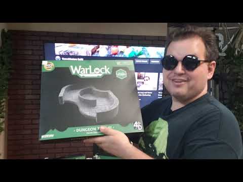 Warlock Tiles Angles and Curves Expansion Review/4D Tiles By Wizkids