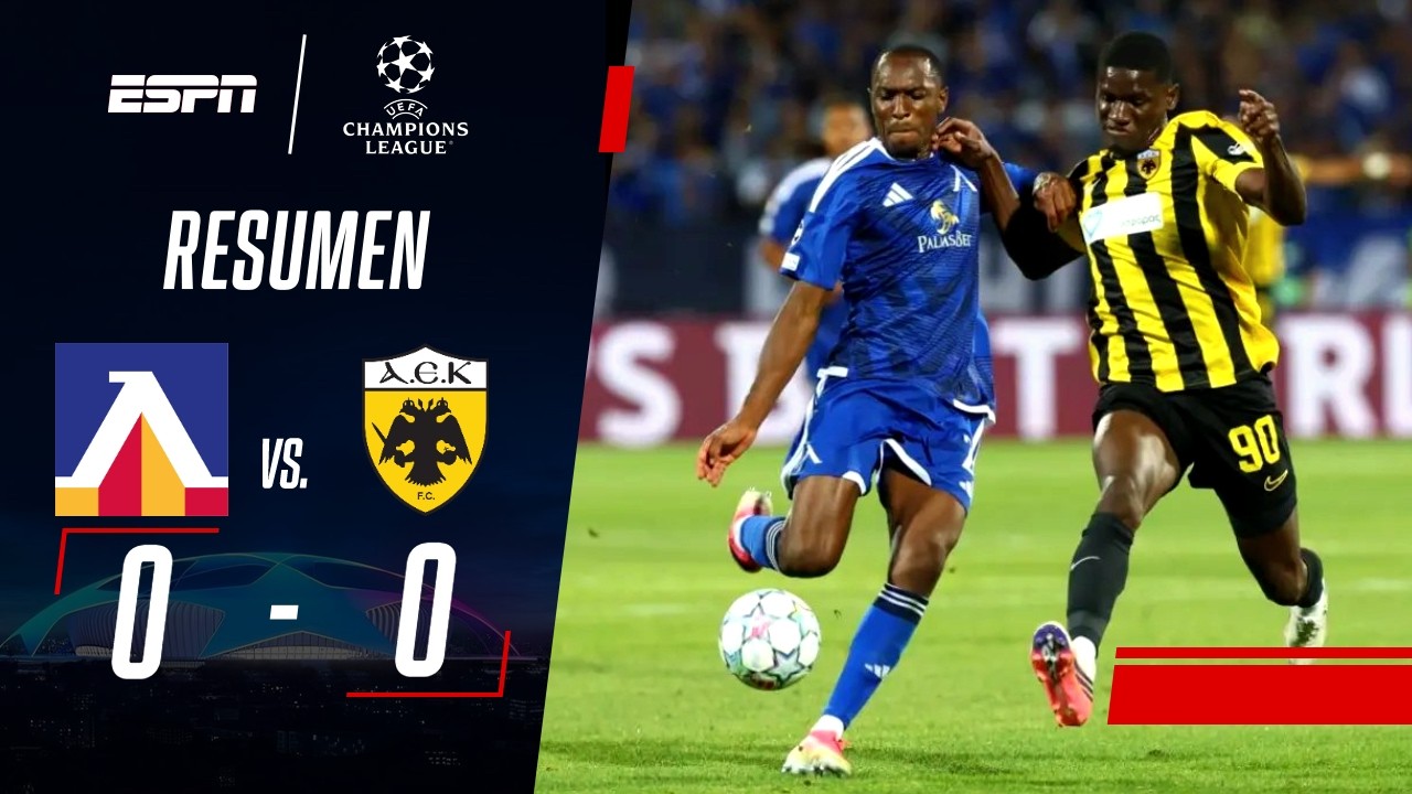 LLAVE ABIERTA: EMPATE SIN GOLES EN BULGARIA ENTRE LEVSKI Y AEK | Levski Sofia 0-0 AEK | RESUMEN