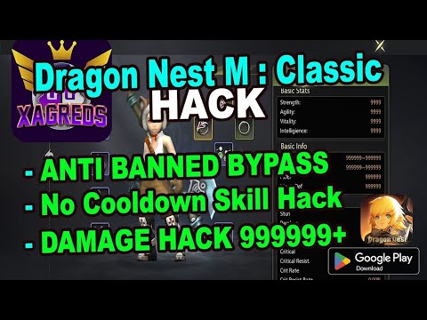 VIP HACK Dragon Nest M Classic MOD | NO DELAY SKILL HACK | NO COOLDOWN | DAMAGE HACK | ANTI BANNED 🔥