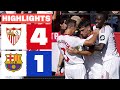 SEVILLA FC 4 1 FC BARCELONA HIGHLIGHTS LALIGA EA SPORTS