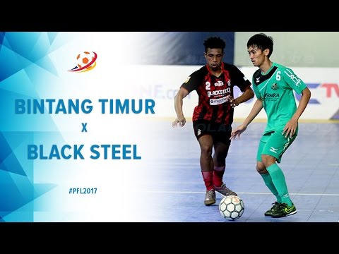 Bintang Timur Surabaya (5) vs (3) Black Steel Manokwari - Highlight Pro Futsal League 2017