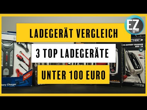 Autobatterie-Ladegerät Vergleich - Top 3 Ladegeräte unter 100 €