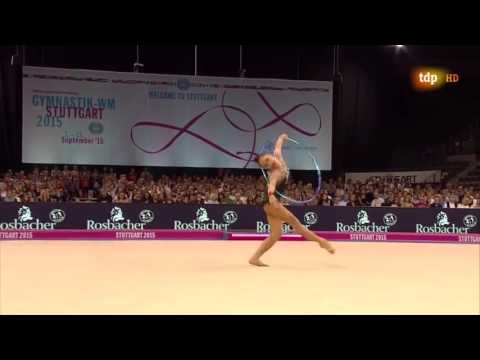 World Champions Rhythmic Gymnastic Salome Pazhava Hoop Stuttgart 2015