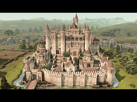 Medieval Castle and Village | The Sims 4 | Stop Motion | Nocc