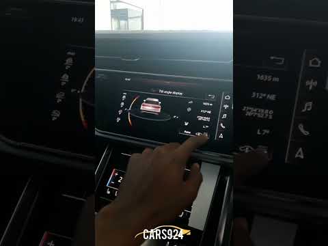 Using the infotainment system to lift suspension of the Audi Q8|| Cars924shorts