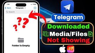 Telegram Downloaded Photos/Videos/Files not Showing on iPhone | Find Telegram Downloaded Media Files