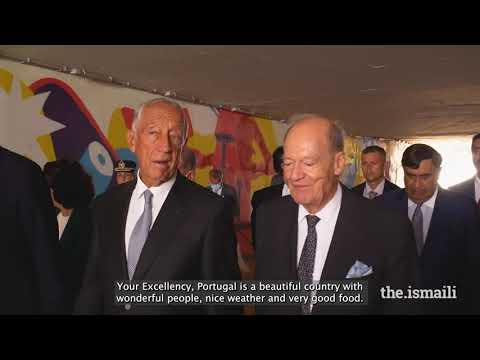 Prince Amyn and Portuguese President inaugurate NOVA's Westmont Hospitality Hall in Lisbon
