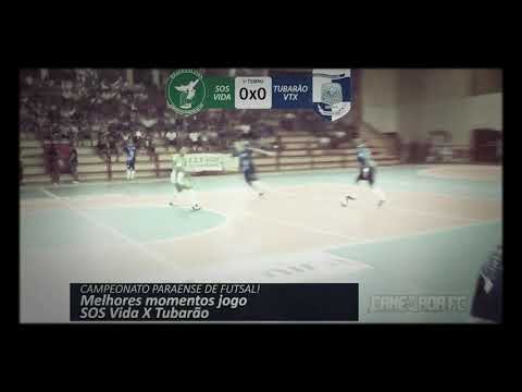 Sos vida 4 x 2 Tubarão VTX . 1 Rodada do Campeonato Paraense de futsal