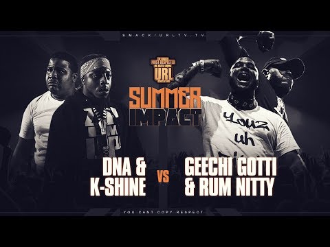DNA & K-SHINE VS GEECHI GOTTI & RUM NITTY RAP BATTLE | URLTV